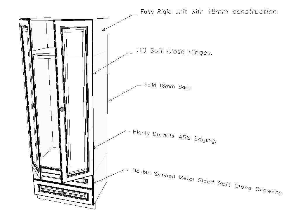 Fitted bedroom unit quality