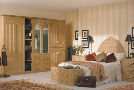 Gothic Lissa Oak Bespoke Fitted Bedrooms