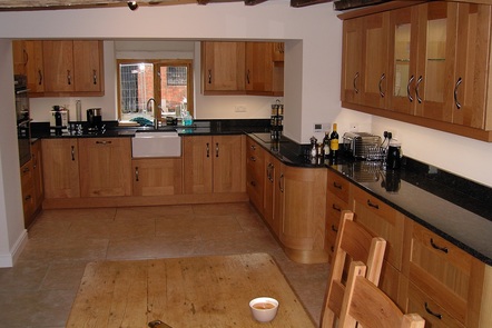 Shaker Style Oak with Steel Grey Granite