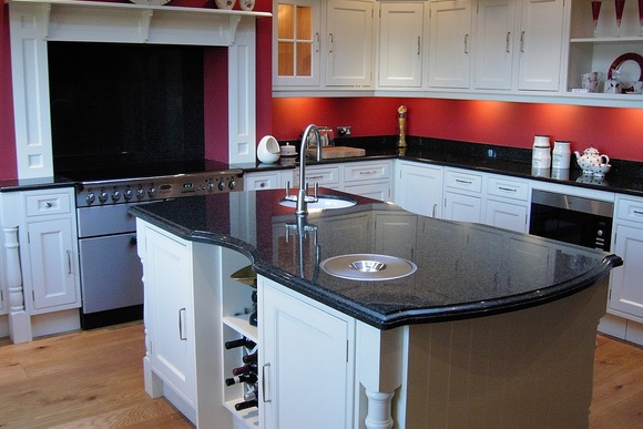 Black Star Galaxy Granite Bespoke Fitted Kitchen