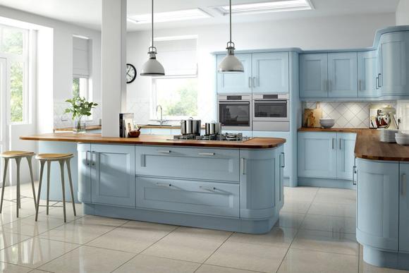 Accent Bluebell Painted Kitchen