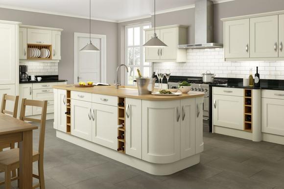 True Oak - Alabaster | Step Moulded Oak Kitchen