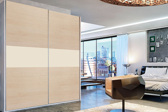 Glidor Moldau Acacia Ivory Sliding Door Wardrobes