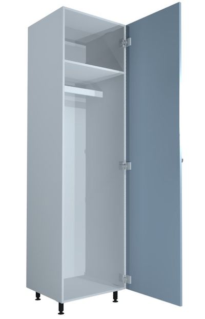 Single Door Wardrobe - Single Rail