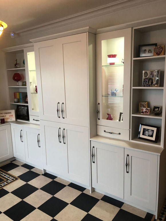 Porcelain painted Ash Hallway Units | Richfields Interiors