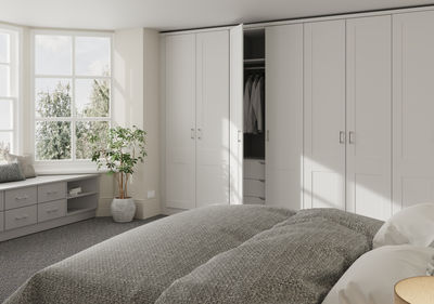 Bella Matt Dove Grey Shaker Bedroom