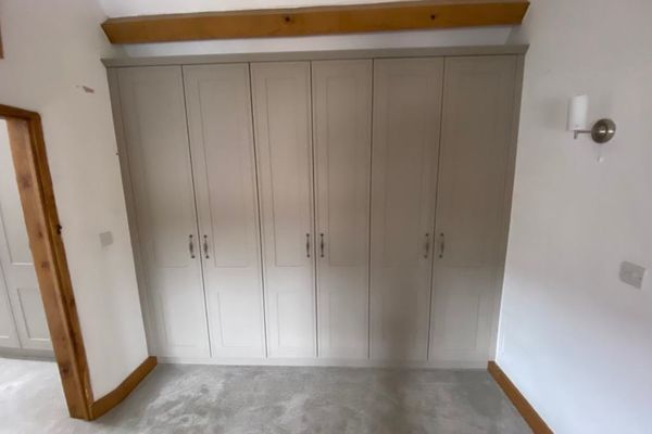 Fitted wardrobes in Tullymore Stone Grey
